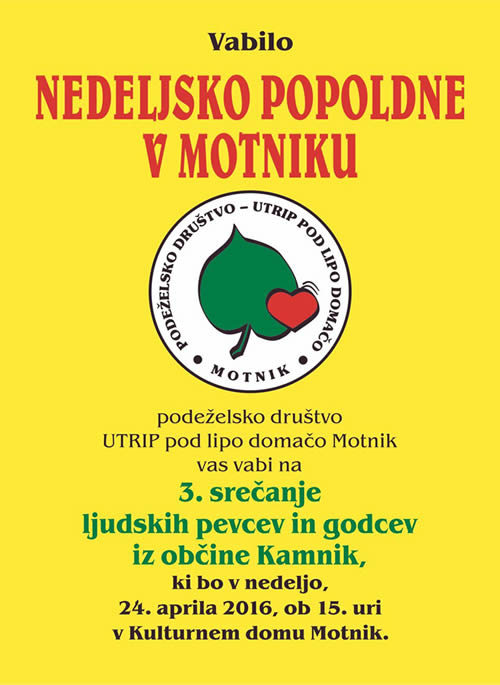 nedeljsko popoldne v motniku