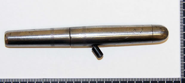 Svinčnik pištola. Foto: Policija