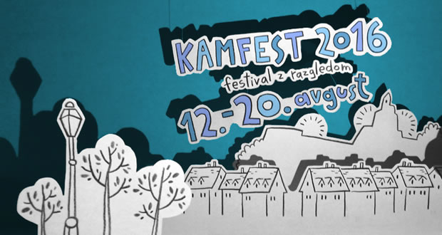 Logotip in CPG festivala Kamfest 2016 je delo Mihe Hančiča (Vir: www.kamfest.org)