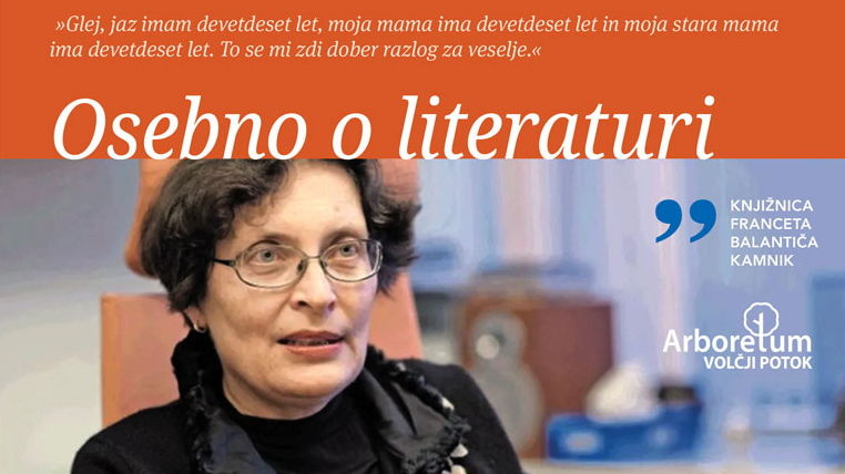 Osebno o literaturi z dr. Zdenko Čebašek Travnik