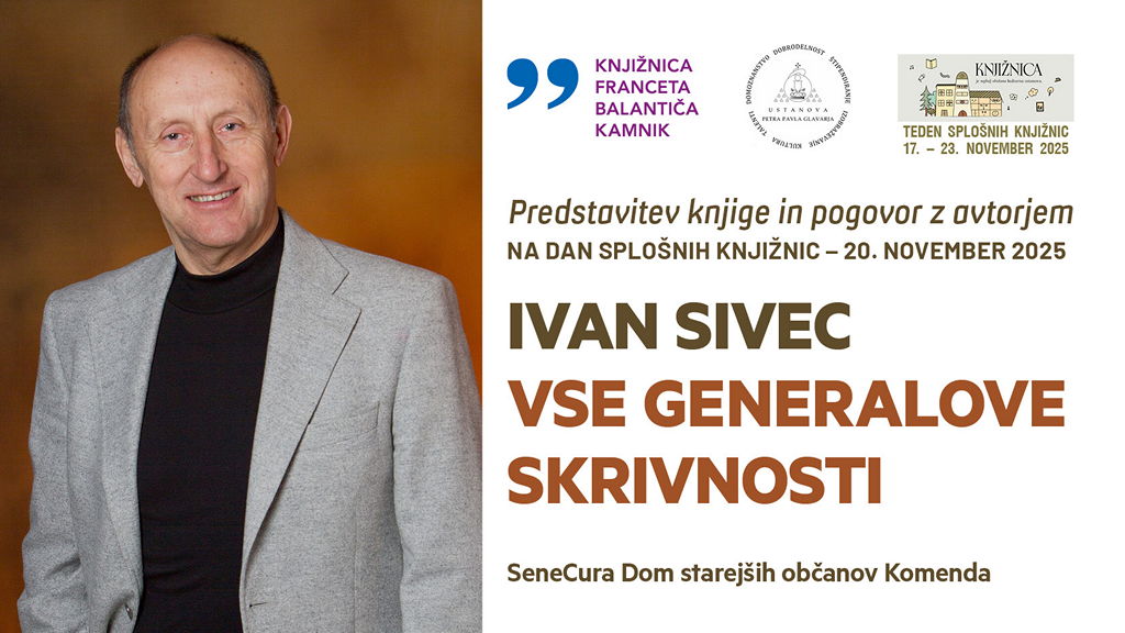 Vse generalove skrivnosti - predstavitev knjige Ivana Sivca