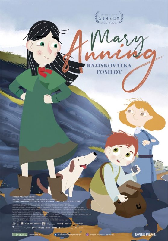 Mary Anning, raziskovalka fosilov - animirani film